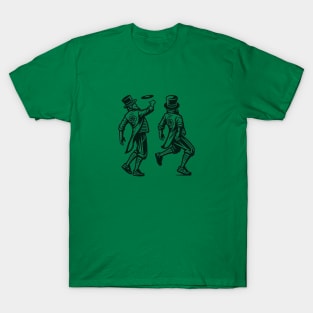 Leprechauns playing doubles T-Shirt